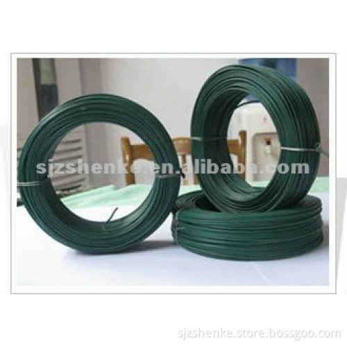 Plastic coated wire